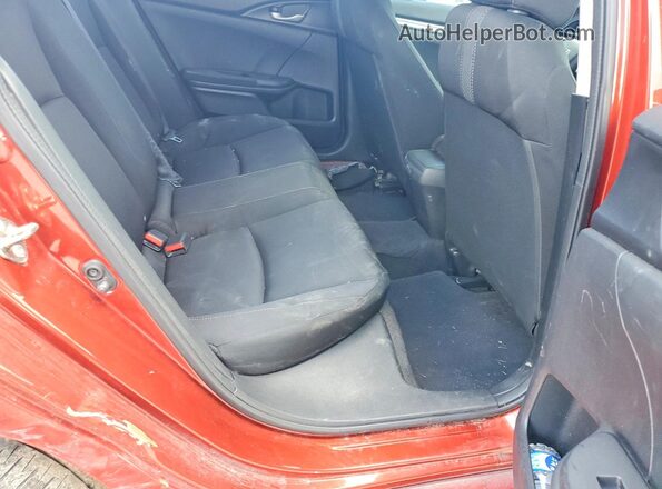 19XFC2F69LE016377 2020 HONDA CIVIC Red უკანა სავარძლების ხედი