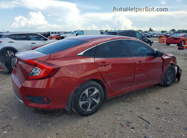 19XFC2F69LE016377 2020 HONDA CIVIC Red უკანა მარჯვენა
