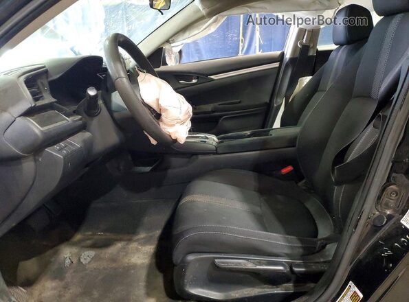 19XFC2F6XKE031940 2019 HONDA CIVIC Black წინა სალონის ხედი