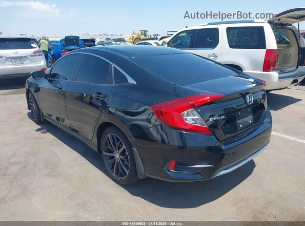 19XFC2F6XKE043974 2019 HONDA CIVIC Black უკანა მარცხენა