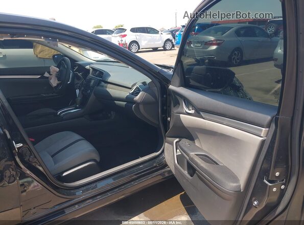 19XFC2F6XKE043974 2019 HONDA CIVIC Black წინა სალონის ხედი