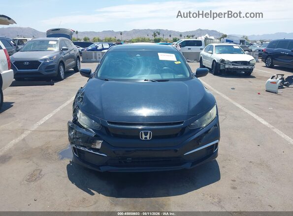 19XFC2F6XKE043974 2019 HONDA CIVIC Black ხელსაწყოთა პანელის ხედი