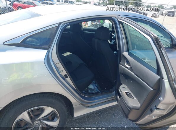 19XFC2F6XKE048382 2019 HONDA CIVIC Silver VIN կոդի պիտակի տեսք