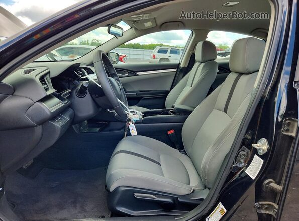 19XFC2F6XKE050360 2019 HONDA CIVIC Gray Front interior view