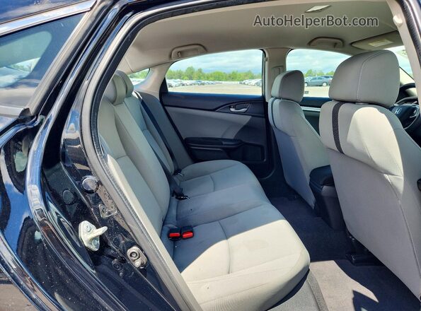 19XFC2F6XKE050360 2019 HONDA CIVIC Gray Rear seats view