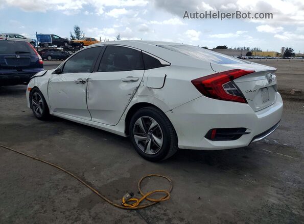 19XFC2F6XKE203366 2019 HONDA CIVIC White Հետևի ձախ