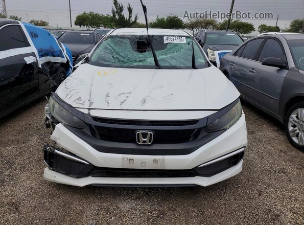19XFC2F6XKE203366 2019 HONDA CIVIC White Դիմացի տեսք