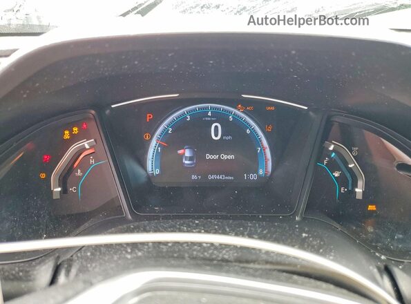 19XFC2F6XKE203366 2019 HONDA CIVIC White Սարքավորումների վահանակի տեսք