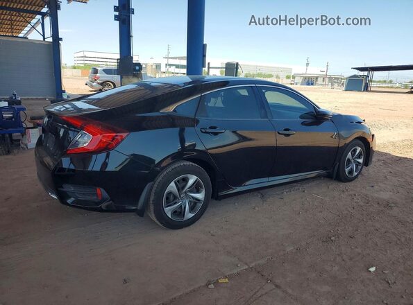 19XFC2F6XKE213637 2019 HONDA CIVIC Черный Задняя правая четверть