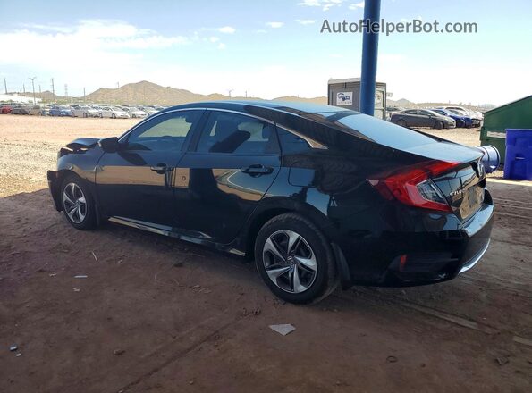 19XFC2F6XKE213637 2019 HONDA CIVIC Черный Задняя левая четверть