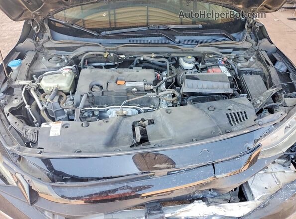 19XFC2F6XKE213637 2019 HONDA CIVIC Черный Вид задней части салона