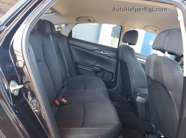 19XFC2F6XKE213637 2019 HONDA CIVIC Черный Вид задних сидений