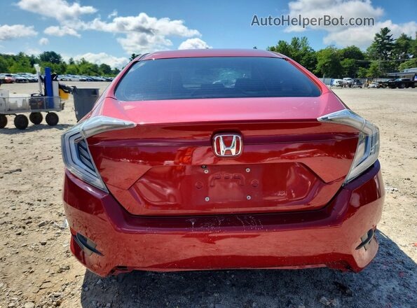 19XFC2F6XLE200081 2020 HONDA CIVIC Red უკანა ხედი