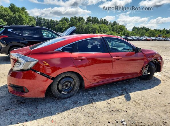 19XFC2F6XLE200081 2020 HONDA CIVIC Red უკანა მარჯვენა