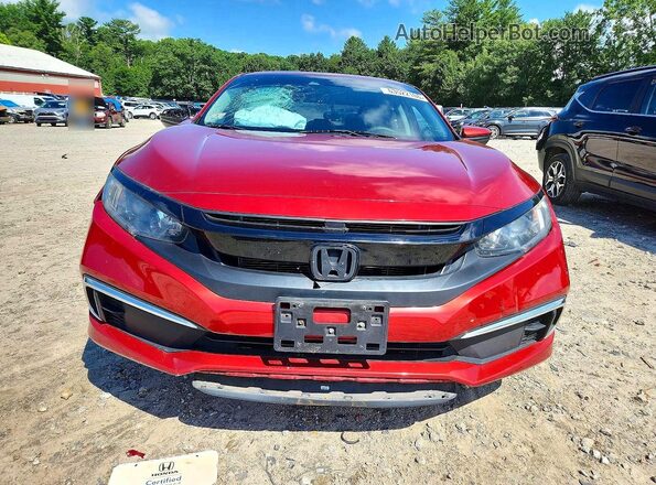 19XFC2F6XLE200081 2020 HONDA CIVIC Red წინა ხედი