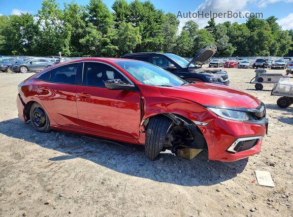 19XFC2F6XLE200081 2020 HONDA CIVIC Red წინა მარჯვენა
