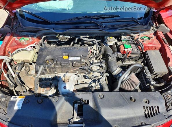 19XFC2F6XLE200081 2020 HONDA CIVIC Red უკანა სალონის ხედი