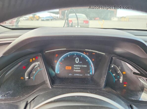 19XFC2F6XLE211405 2020 HONDA CIVIC Gray Սարքավորումների վահանակի տեսք