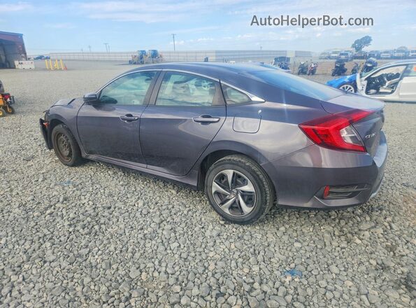 19XFC2F6XLE211405 2020 HONDA CIVIC Gray Հետևի ձախ