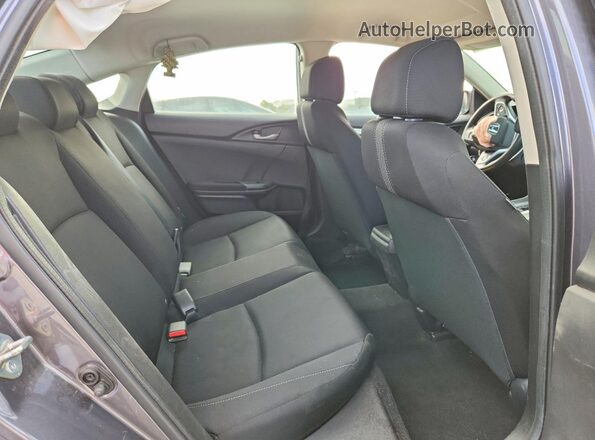 19XFC2F6XLE211405 2020 HONDA CIVIC Gray Հետևի նստատեղերի տեսք
