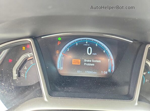 19XFC2F70GE006206 2016 HONDA CIVIC White Instrument cluster view