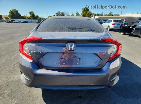 19XFC2F70GE222301 2016 HONDA CIVIC Gray უკანა ხედი