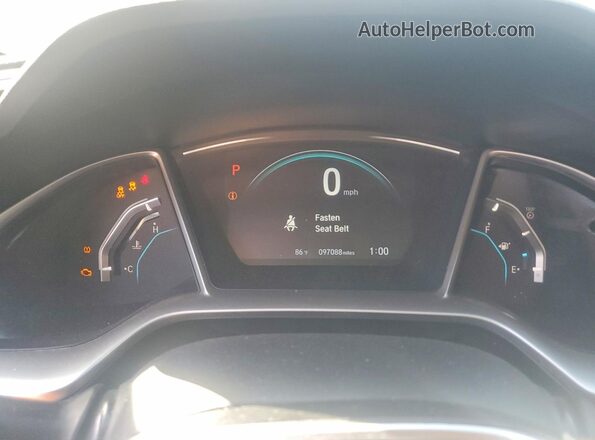 19XFC2F70GE222301 2016 HONDA CIVIC Gray ხელსაწყოთა პანელის ხედი
