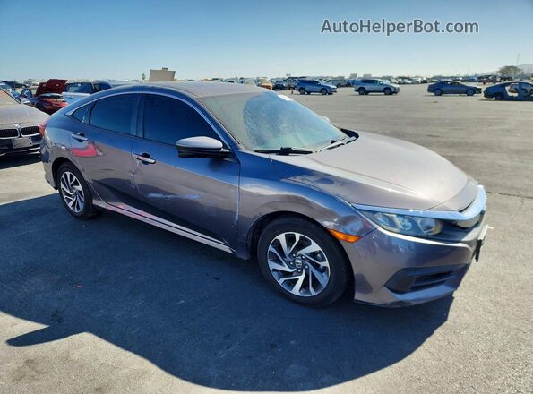 19XFC2F70GE222301 2016 HONDA CIVIC Gray წინა მარჯვენა