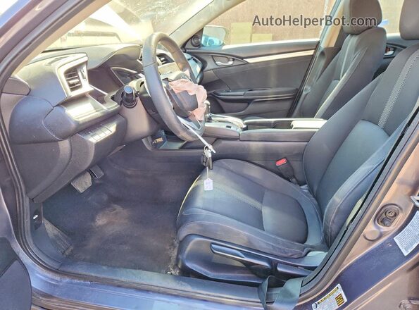 19XFC2F70GE223657 2016 HONDA CIVIC Серый Вид салона спереди