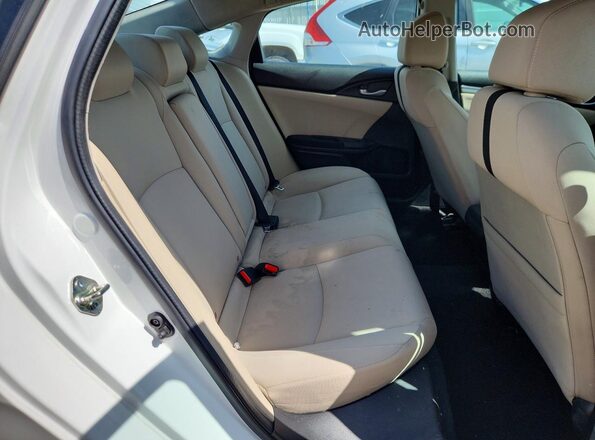 19XFC2F70GE233198 2016 HONDA CIVIC White Vista de los asientos traseros