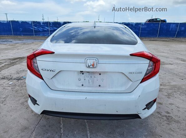 19XFC2F70HE080694 2017 HONDA CIVIC White უკანა ხედი