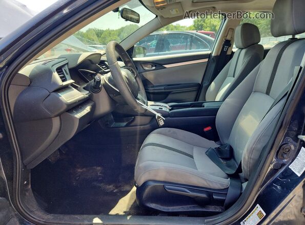 19XFC2F70HE230223 2017 HONDA CIVIC Charcoal Vista interior delantera