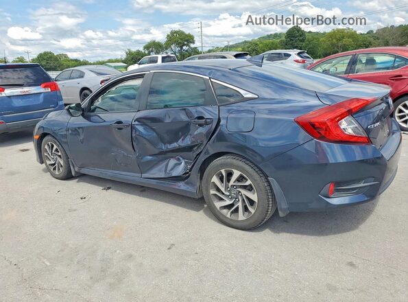 19XFC2F70JE001255 2018 HONDA CIVIC Blue Trasero izquierdo