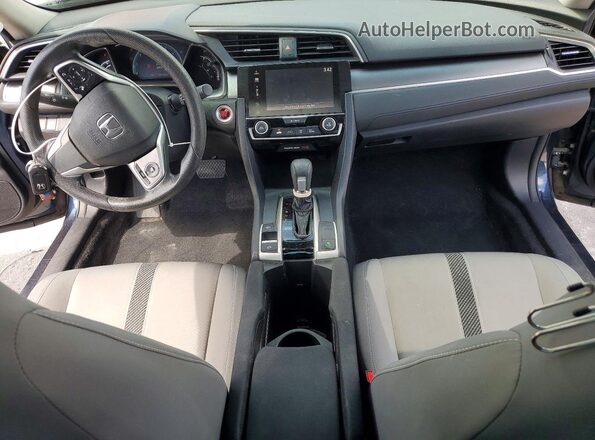 19XFC2F70JE001255 2018 HONDA CIVIC Blue Vista del salpicadero