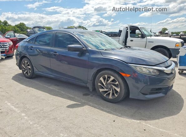 19XFC2F70JE001255 2018 HONDA CIVIC Blue Delantero derecho