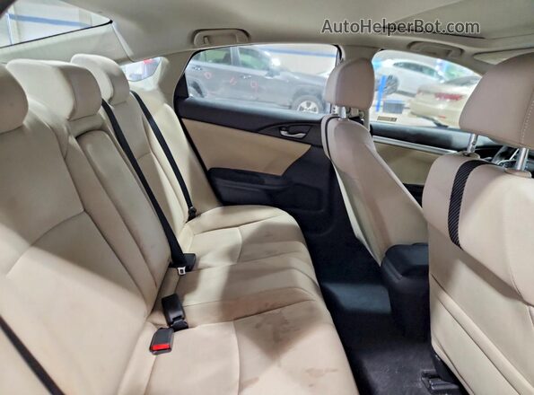 19XFC2F70JE038919 2018 HONDA CIVIC Black Rear seats view