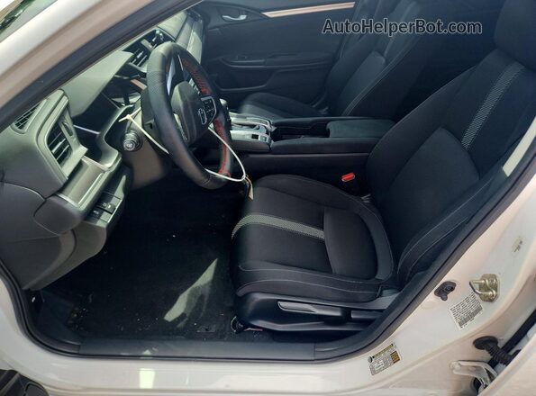 19XFC2F71GE078953 2016 HONDA CIVIC White Widok wnętrza z przodu