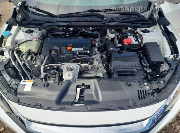 19XFC2F71GE078953 2016 HONDA CIVIC White Widok wnętrza z tyłu