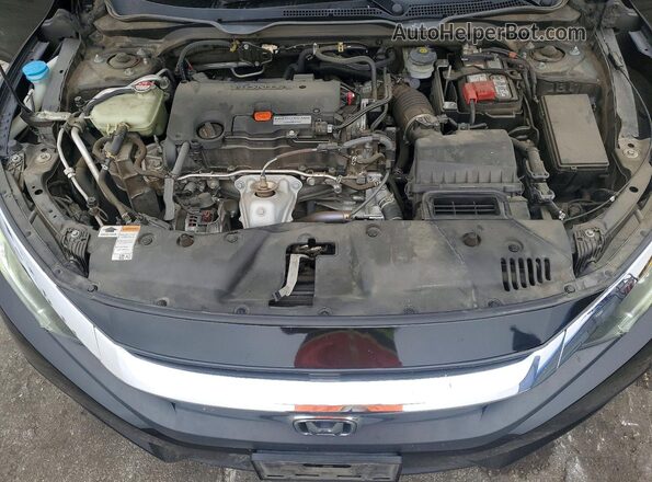 19XFC2F71GE221352 2016 HONDA CIVIC Black Rear interior view