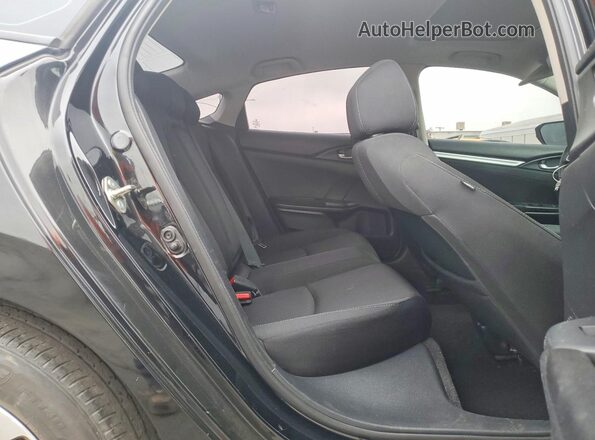 19XFC2F71GE221352 2016 HONDA CIVIC Black Rear seats view