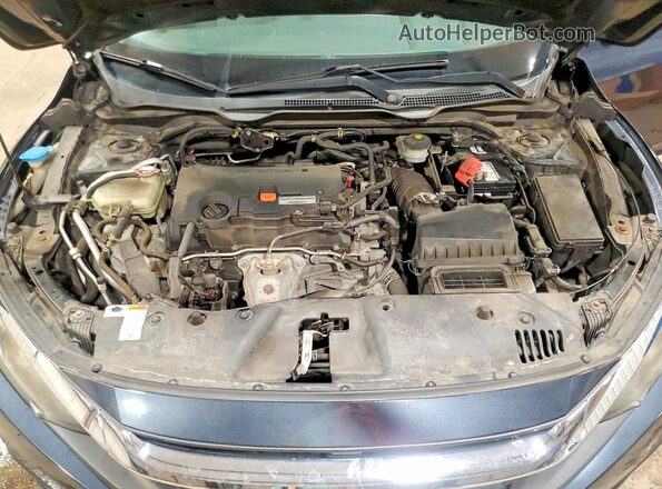 19XFC2F71GE229158 2016 HONDA CIVIC Blue Rear interior view