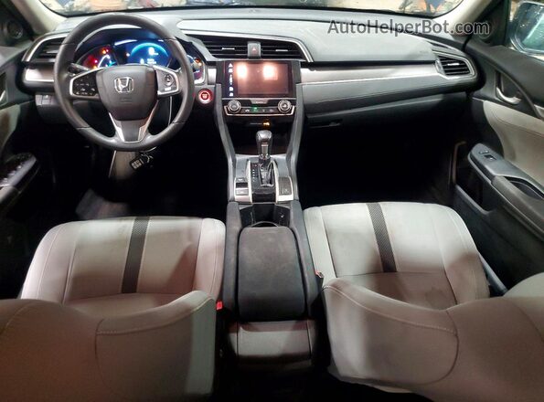 19XFC2F71GE229158 2016 HONDA CIVIC Blue Dashboard view