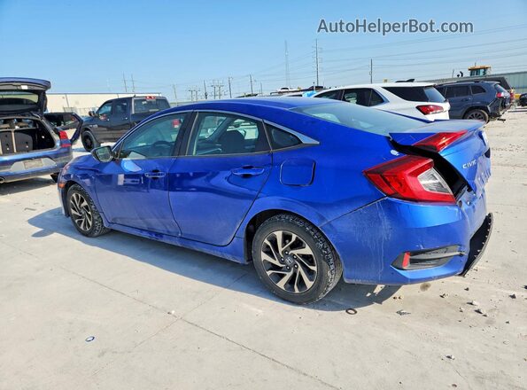 19XFC2F71GE244503 2016 HONDA CIVIC Blue Задня ліва чверть