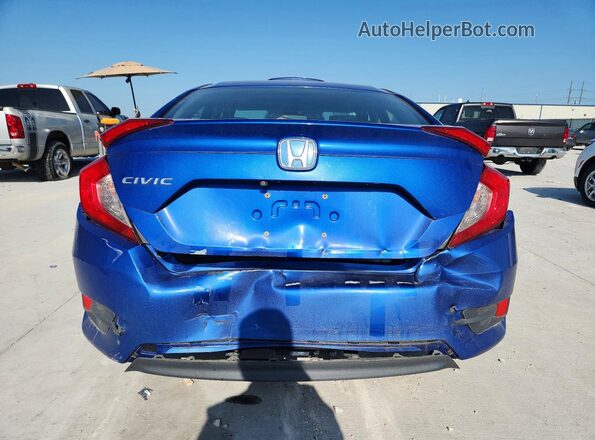 19XFC2F71GE244503 2016 HONDA CIVIC Blue Вид ззаду