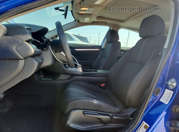 19XFC2F71GE244503 2016 HONDA CIVIC Blue Вид салону спереду