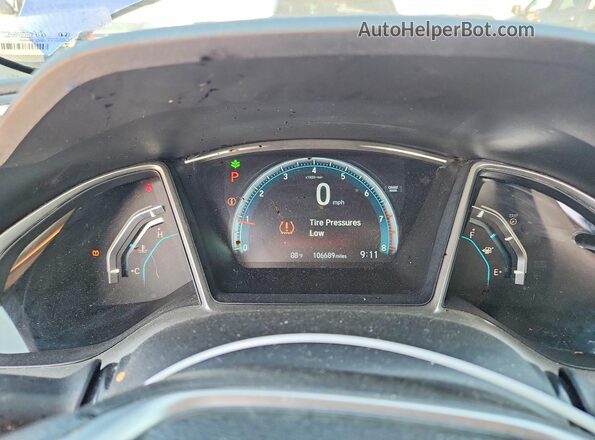 19XFC2F71GE244503 2016 HONDA CIVIC Blue Вид щитка приладів