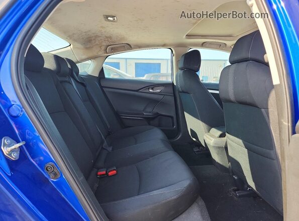 19XFC2F71GE244503 2016 HONDA CIVIC Blue Вид задніх сидінь