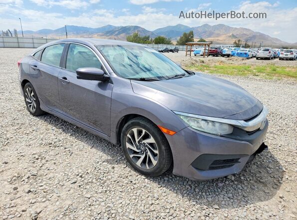 19XFC2F71HE006992 2017 HONDA CIVIC Gray Առջևի աջ