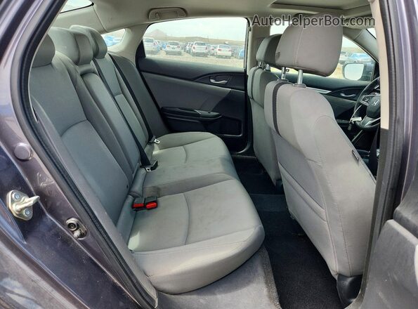 19XFC2F71HE006992 2017 HONDA CIVIC Gray Հետևի նստատեղերի տեսք