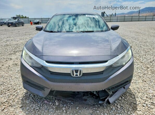 19XFC2F71HE006992 2017 HONDA CIVIC Gray Դիմացի տեսք